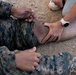 Athletic Trainer visits U.S. Marines with 2nd Bn., 1st Marines, during AFX