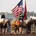 U.S. Marine Corps Mounted Color Guard presents the colors for Big Sky Pro Rodeo