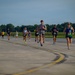 Runners Near the Finish Line During Runway 5K