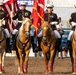 U.S. Marine Corps Mounted Color Guard presents the colors for Big Sky Pro Rodeo
