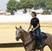 U.S. Marine Corps Mounted Color Guard presents the colors for Big Sky Pro Rodeo