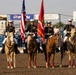 U.S. Marine Corps Mounted Color Guard presents the colors for Big Sky Pro Rodeo