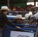 U.S. Marine Corps Mounted Color Guard presents the colors for Big Sky Pro Rodeo