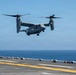 U.S. Marine V-22 Osprey aircraft Arrive at USS Makin Island