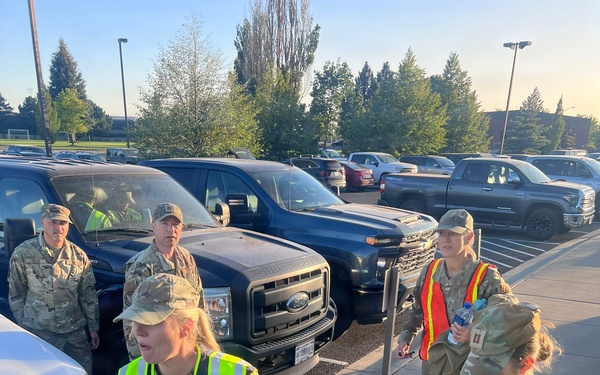 Washington Air National Guard Fire Support Deployment