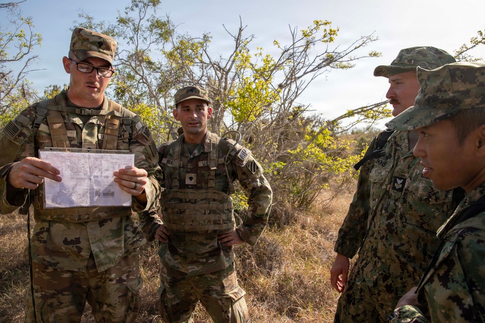 Soldiers Navigate Challenging Terrain During Joint Training at NSGB