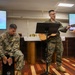U.S. Marines and U.S. Navy Sailors Attend Church Service