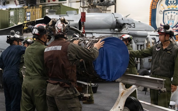 Marines Conduct Engine Maintenance Aboard MKI