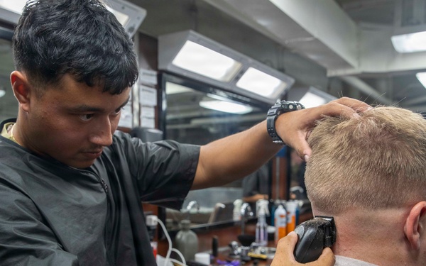 MKI Barber Shop with 13th MEU