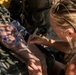 Marines with 2nd Bn., 1st Marines, visit the athletic trainer during AFX