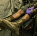Marines with 2nd Bn., 1st Marines, visit the athletic trainer during AFX