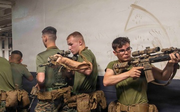 U.S. Marines Conduct Training Aboard USS Makin Island