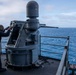 Aviation Ordnanceman Fires MK 38 - 25 mm Machine Gun System