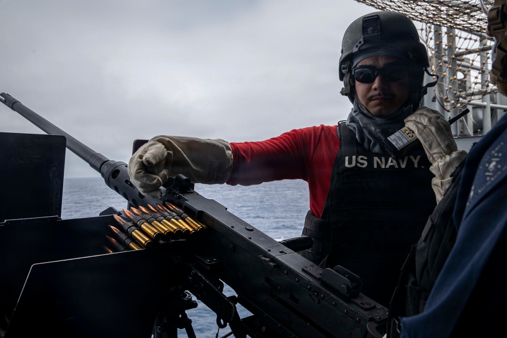 USS Makin Island Conducts Live-Fire Event