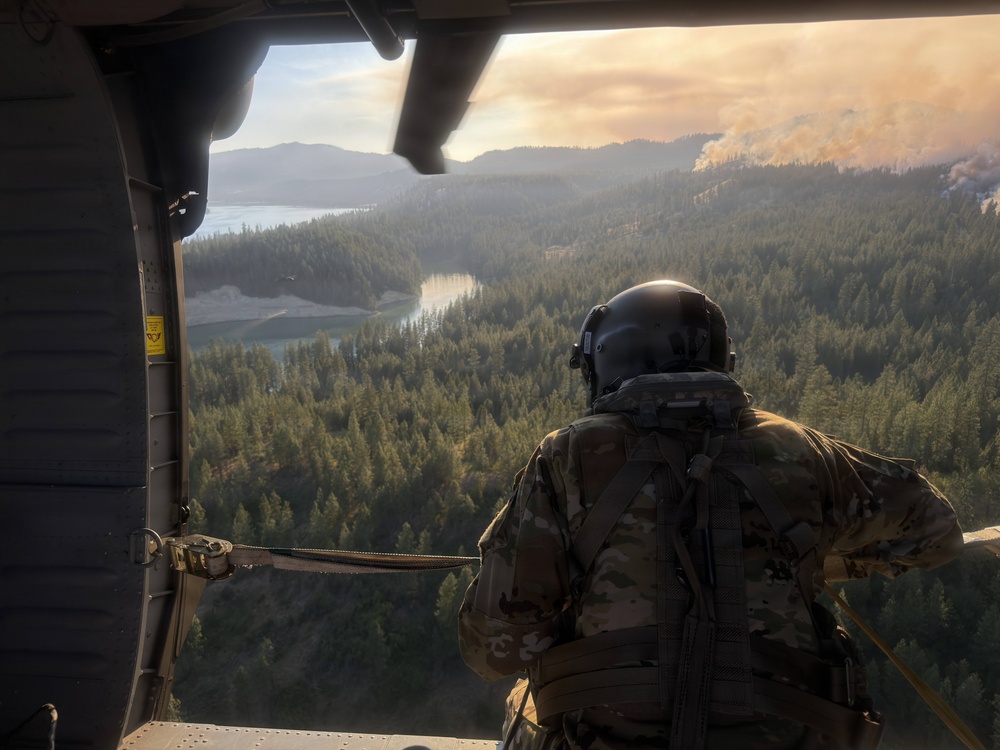 Washington National Guard Soldiers and Airmen Support Statewide Wildfire Response