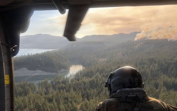 Washington National Guard Soldiers and Airmen Support Statewide Wildfire Response