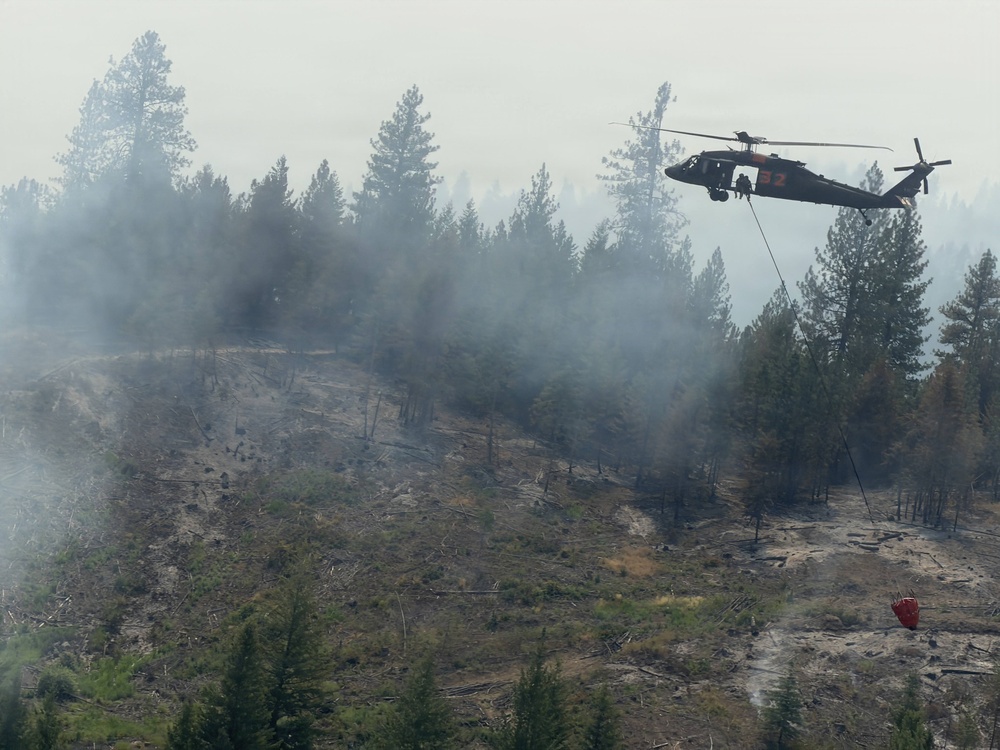 Washington National Guard Soldiers and Airmen Support Statewide Wildfire Response