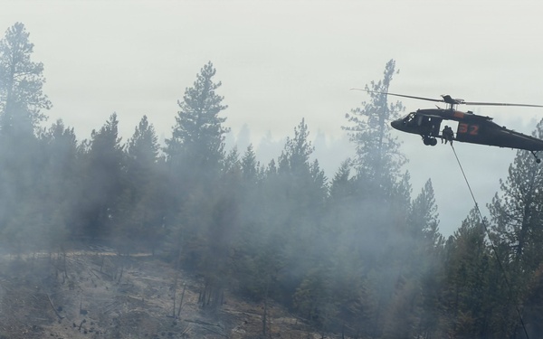 Washington National Guard Soldiers and Airmen Support Statewide Wildfire Response