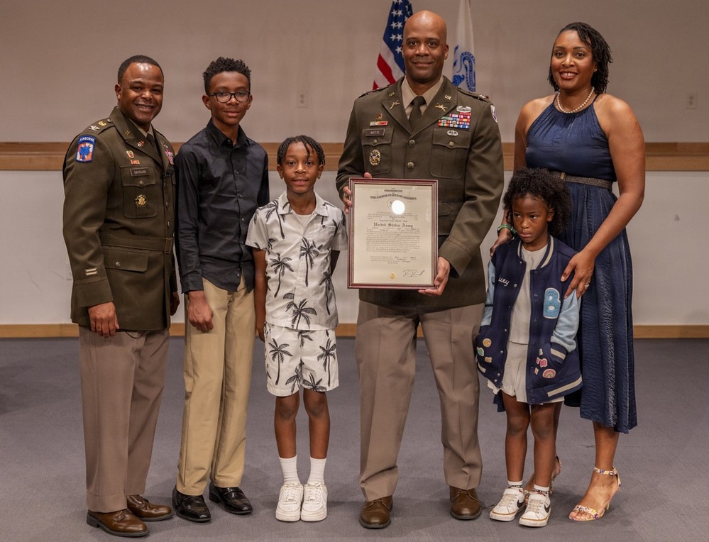 Col. Brandon Motte retirement