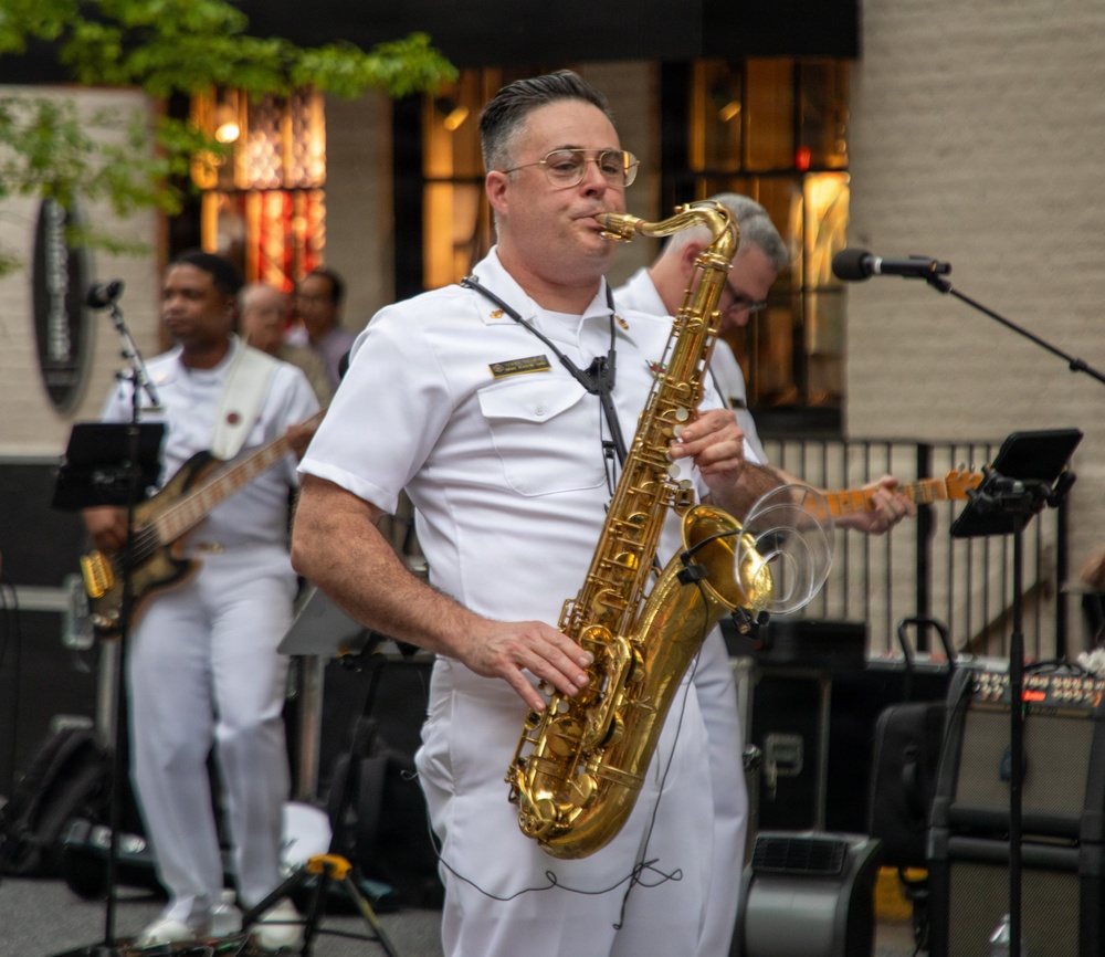 U.S. Naval Academy Band's "Electric Brigade" Performs in Easton, MD