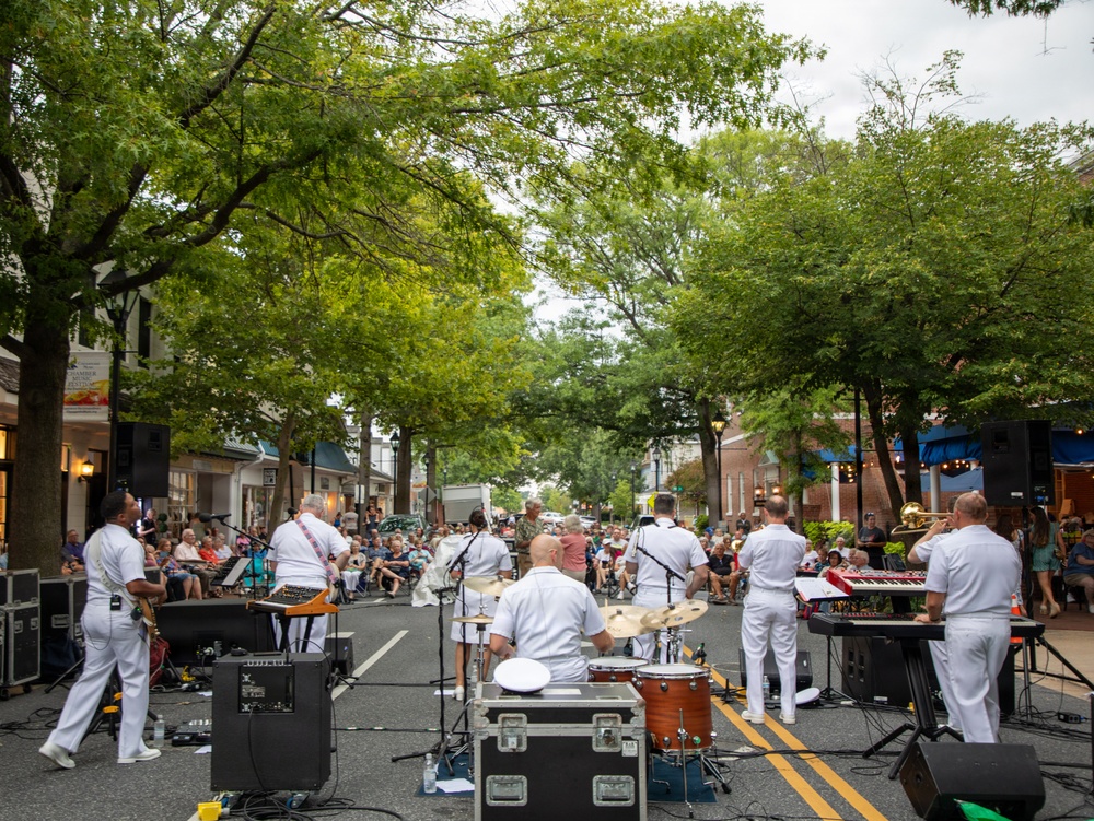 U.S. Naval Academy Band's "Electric Brigade" Performs in Easton, MD