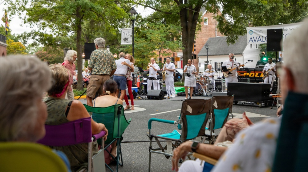 U.S. Naval Academy Band's "Electric Brigade" Performs in Easton, MD