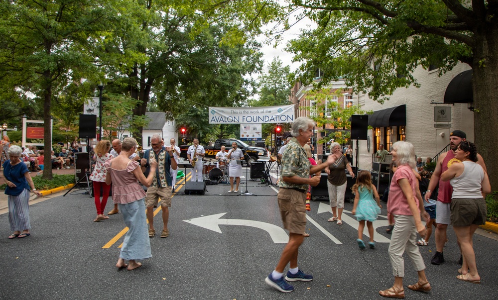 U.S. Naval Academy Band's "Electric Brigade" Performs in Easton, MD