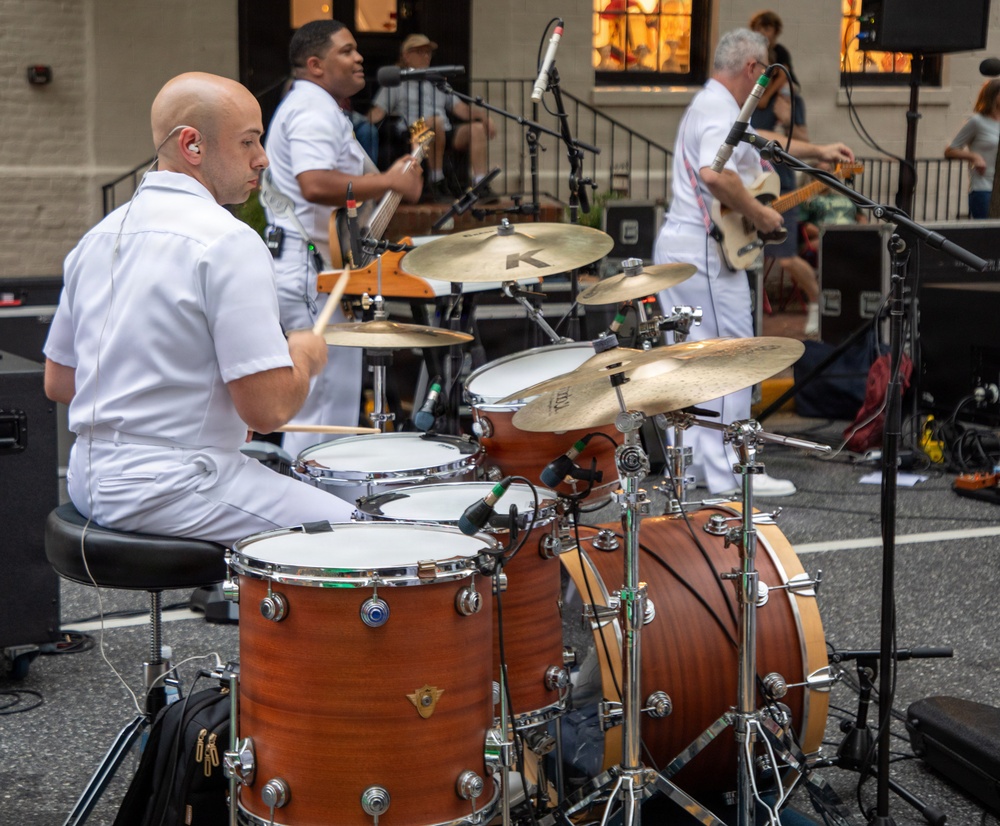 U.S. Naval Academy Band's "Electric Brigade" Performs in Easton, MD