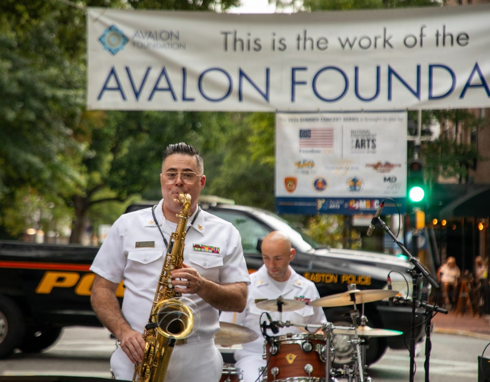 U.S. Naval Academy Band's "Electric Brigade" Performs in Easton, MD