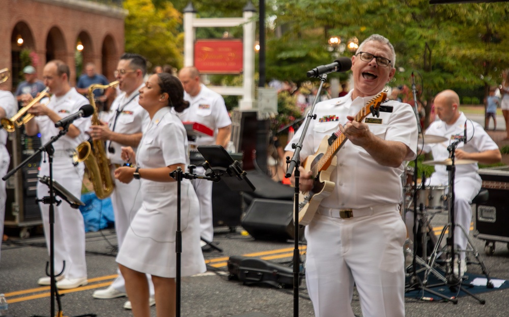 U.S. Naval Academy Band's "Electric Brigade" Performs in Easton, MD