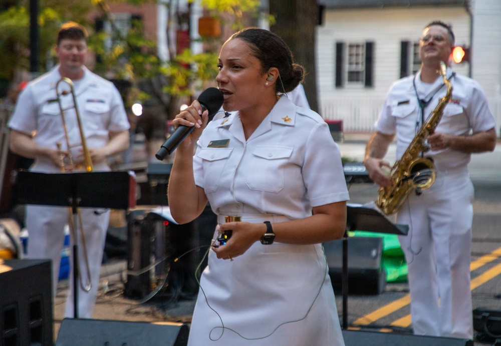 U.S. Naval Academy Band's "Electric Brigade" Performs in Easton, MD