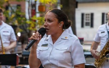 U.S. Naval Academy Band's "Electric Brigade" Performs in Easton, MD