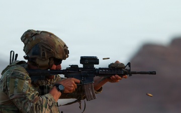U.S. Army Soldiers Conduct Operations in the Middle East
