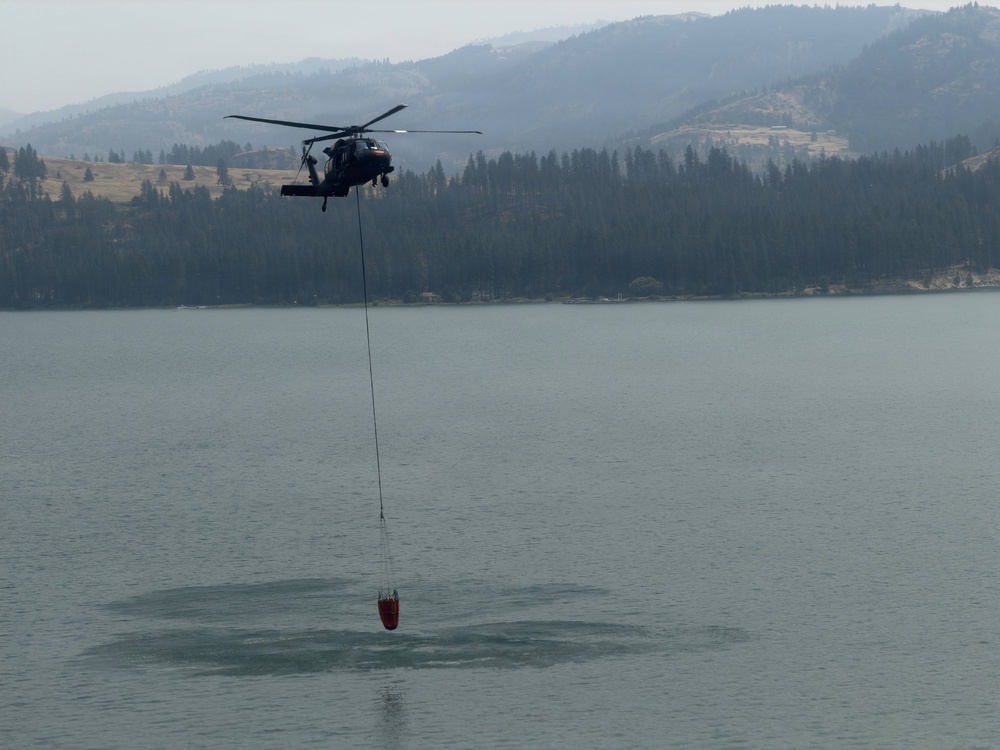 Washington National Guard Soldiers and Airmen Support Statewide Wildfire Response