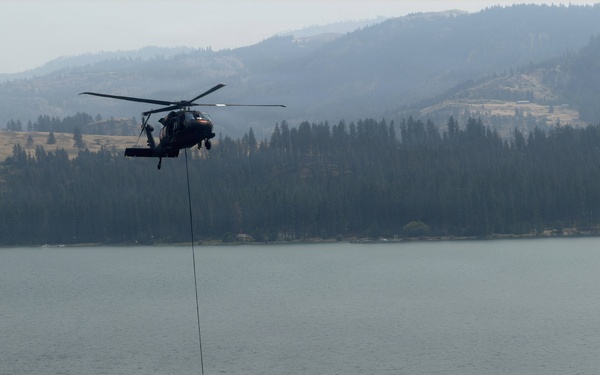 Washington National Guard Soldiers and Airmen Support Statewide Wildfire Response