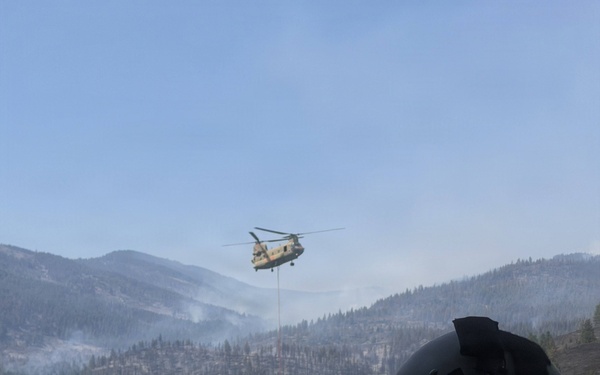 Washington National Guard Soldiers and Airmen Support Statewide Wildfire Response