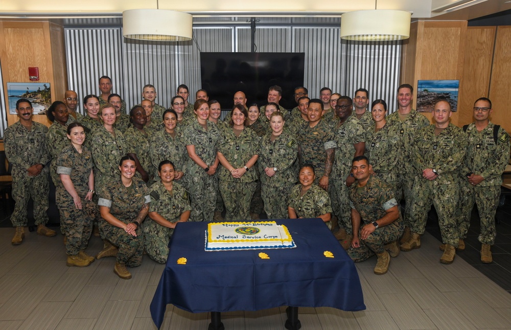 NMCCL holds Medical Service Corps 79th birthday cake-cutting