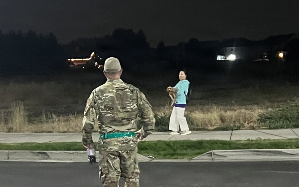 Washington Air National Guard Fire Support Deployment