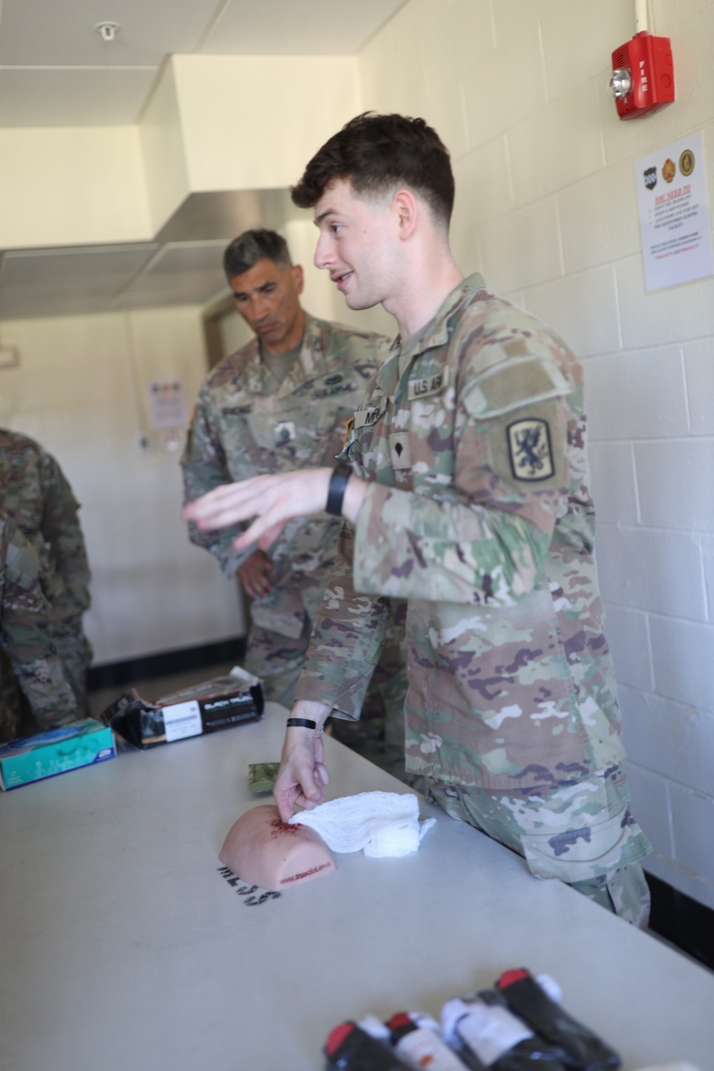 Getting hands-on lifesaving training