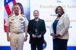 Two NNSY Employees Recognized During the 2025 NAVSEA Excellence Awards Ceremony