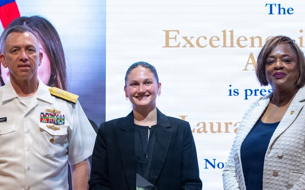 Two NNSY Employees Recognized During the 2025 NAVSEA Excellence Awards Ceremony