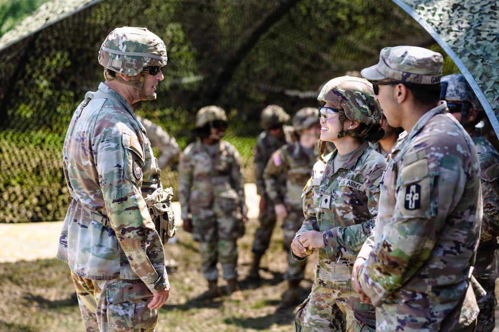 Army Reserve Soldiers conduct casualty evacuation training during WAREX 26