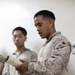 U.S. Marines and Sailors conduct a displacement drill