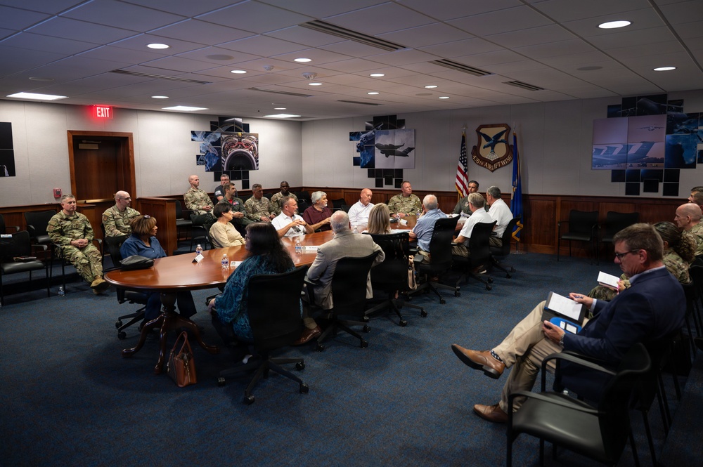 The Kent County Levy Court visits Dover AFB