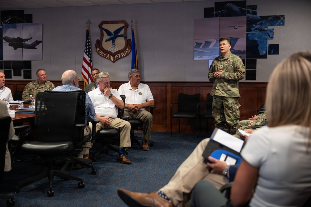 The Kent County Levy Court visits Dover AFB