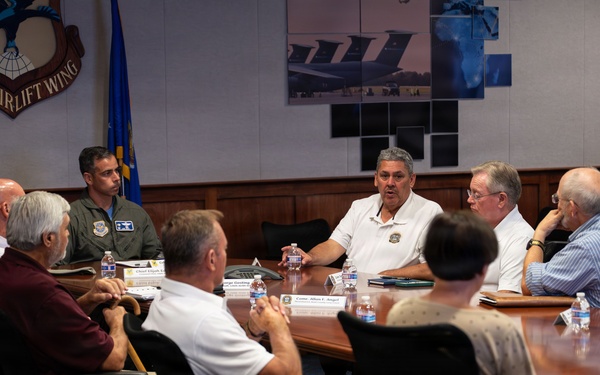 The Kent County Levy Court visits Dover AFB