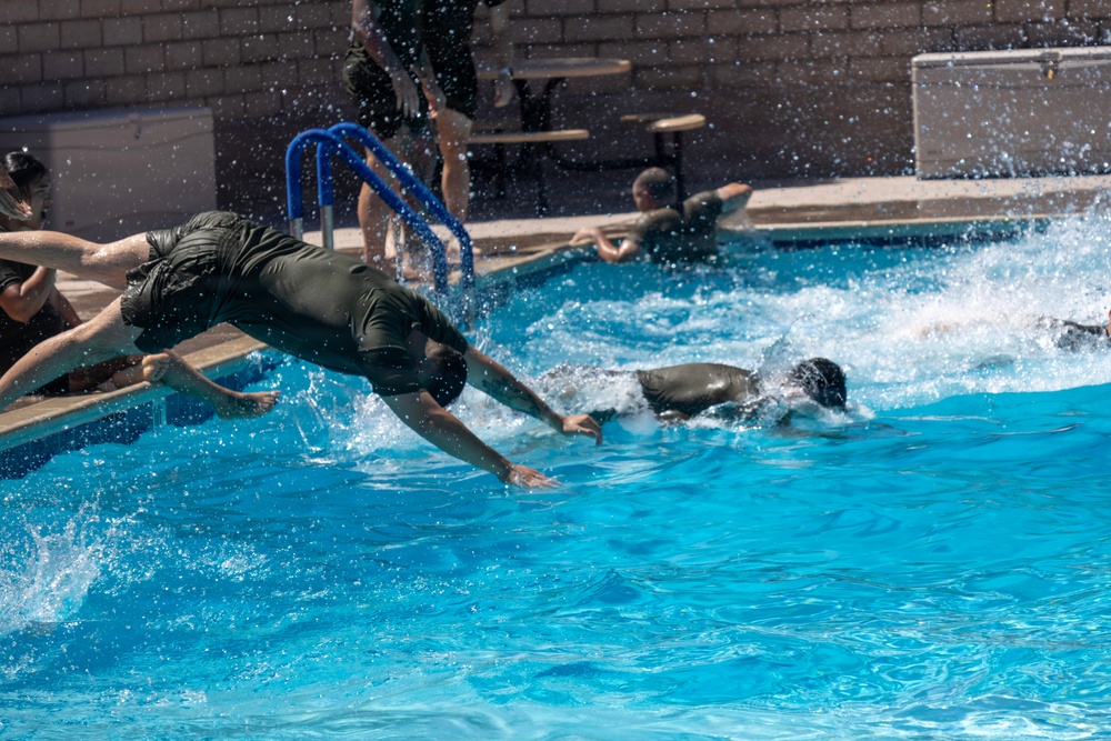 Marines Swim PT