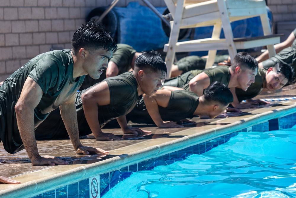 Marines Swim PT