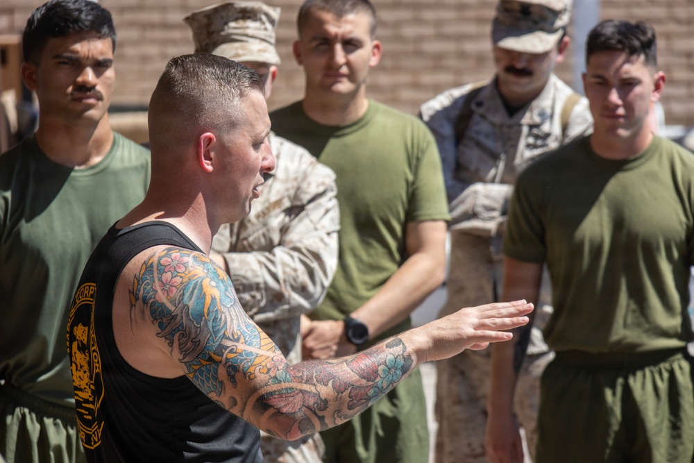 Marines Swim PT