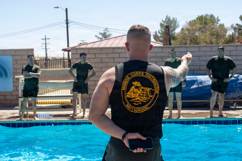 Marines Swim PT